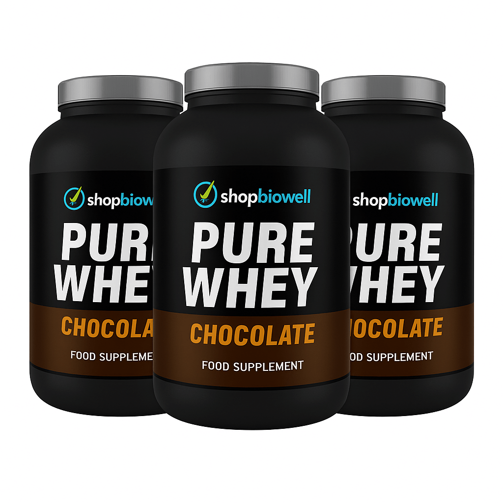 Food Supplement Pure Whey Chocolate 2,2 kg - (Pack of 3)