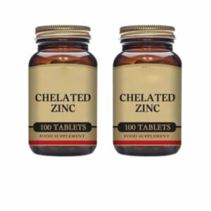 Chelated Zinc Solgar 30135 (100 uds) (Pack of 2)