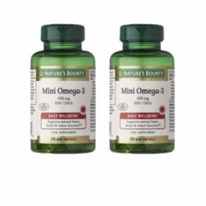 Food Supplement Nature's Bounty Omega 3 60 Units (Pack of 2)