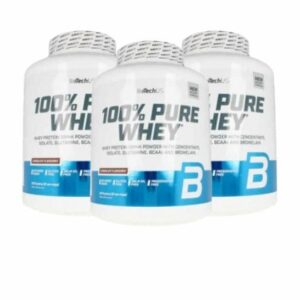 Food Supplement Biotech USA Pure Whey Chocolate 2,2 kg - (Pack of 3)